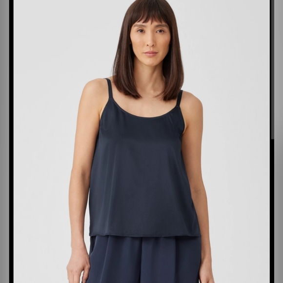 Eileen Fisher Navy Camisole - Picture 1 of 7